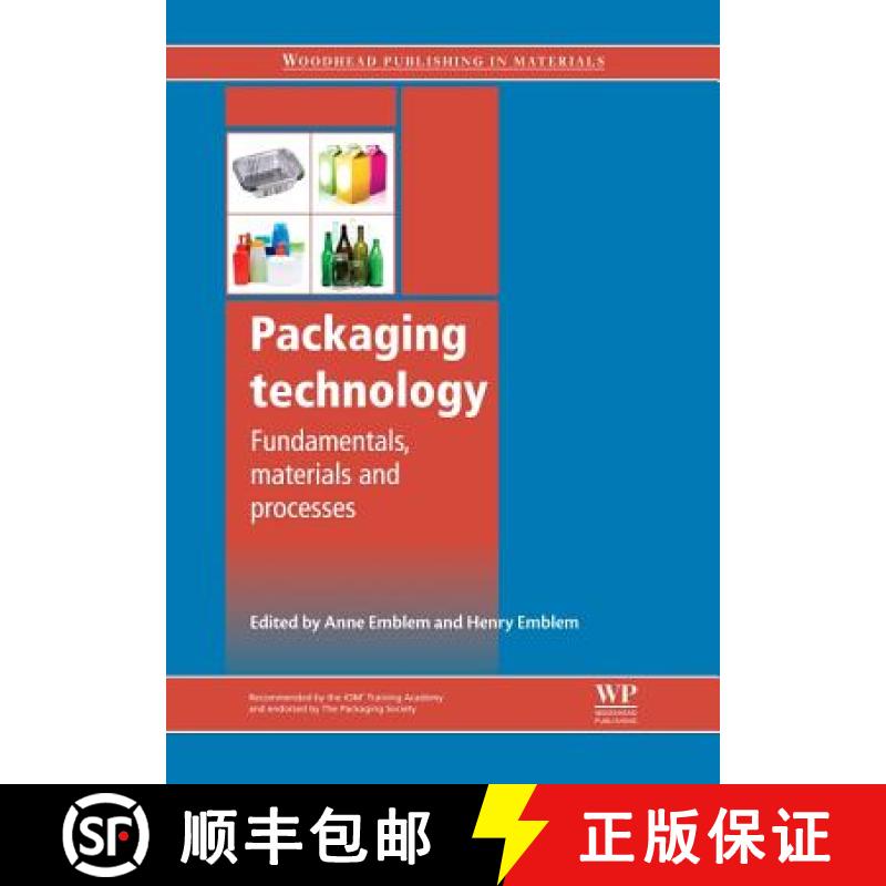 【3-4周达】Packaging Technology: Fundamentals, Materials and Processes [9781845696658]
