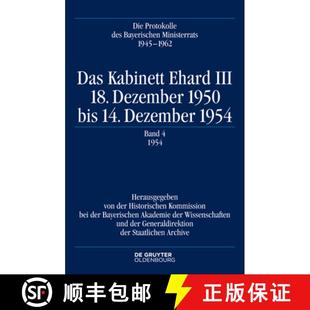 Kabinett 18. III 预订 1950 Band 1954 1954. Ehard 14. Bis 9783110350050 Dezember Das