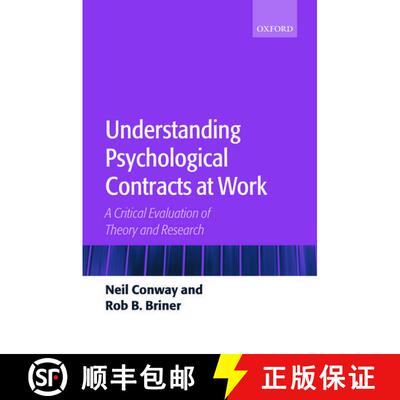 【3-4周达】Understanding Psychological Contracts at Work: A Critical Evaluation of Theory and Research [9780199280650]