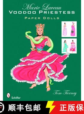 【3-4周达】Marie Laveau: Voodoo Priestess Paper Dolls: Voodoo Priestess Paper Dolls [9780764331916]