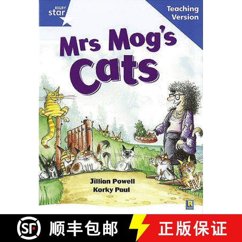 【3-4周达】Rigby Star Guided Reading Blue Level: Mrs Mog's Cat Teaching Version [9780433049531]