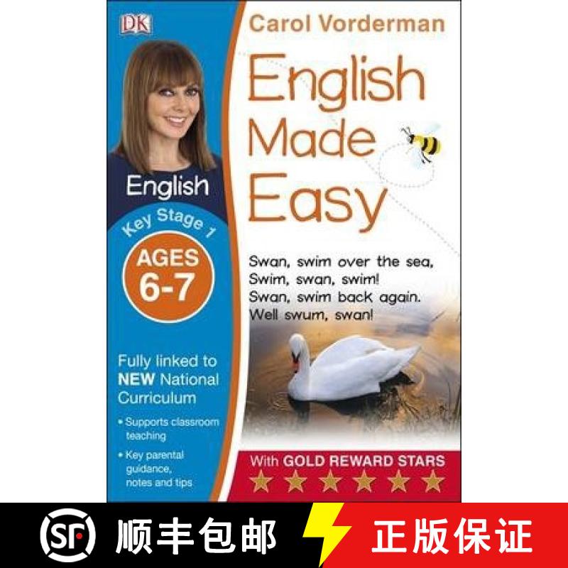 【3-4周达】English Made Easy, Ages 6-7 (Key Stage 1) : Supports the National Curriculum, Preschool an... [9781409344650]