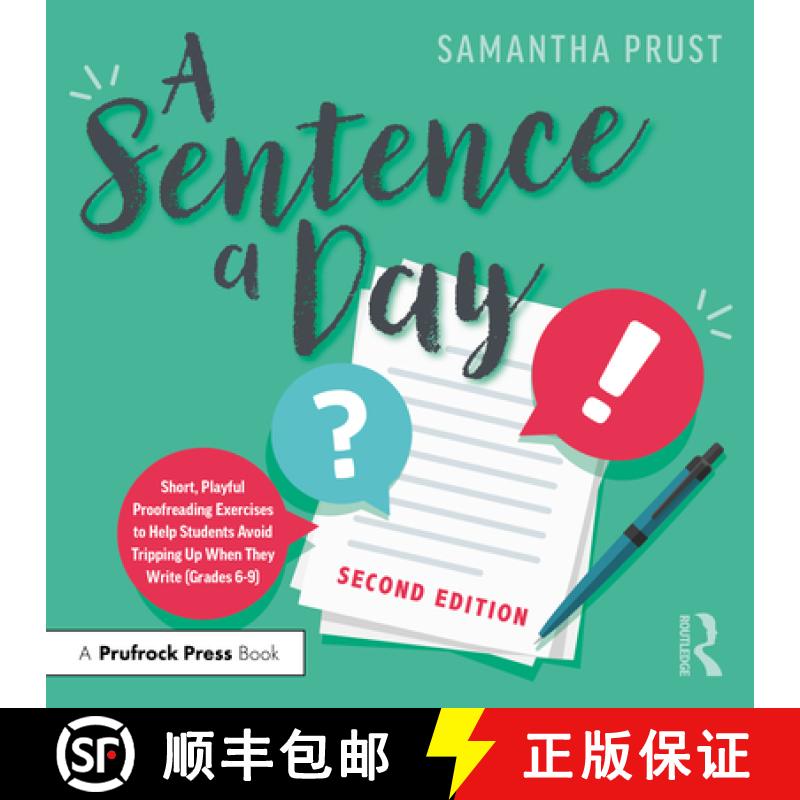 【3-4周达】A Sentence a Day: Short, Playful Proofreading Exercises to Help Students Avoid Tripping Up... [9781032463575]