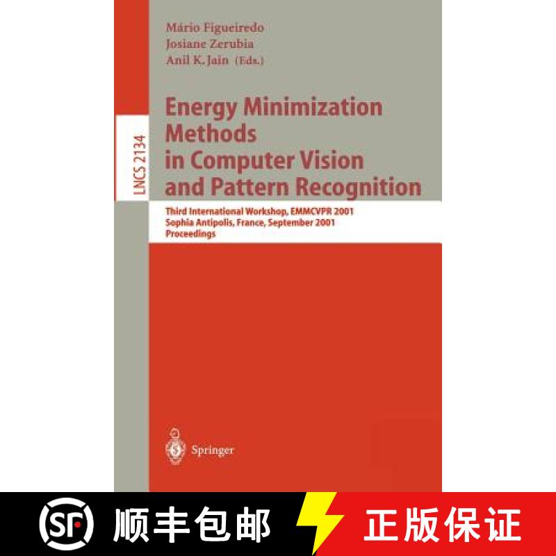 【3-4周达】Energy Minimization Methods in Computer Vision and Pattern Recognition: Third Internationa... [9783540425236]