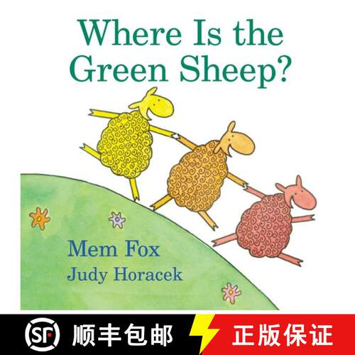 【3-4周达】精装 Where Is the Green Sheep? [9780152049072]