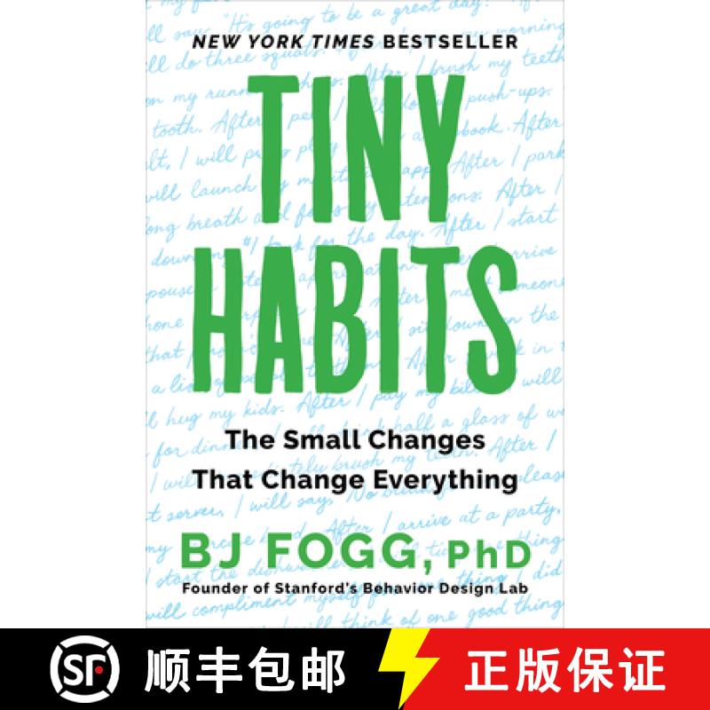 【3-4周达】Tiny Habits: The Small Changes That Change Everything [9780358362777]