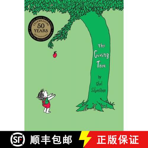 【3-4周达】精装 The Giving Tree 40th Anniversary Edition Book with CD [9780060586751]