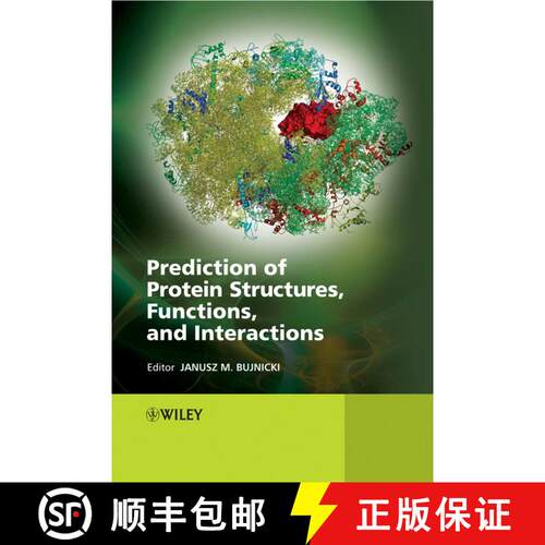【3-4周达】精装 Prediction Of Protein Structures, Functions And Interactions [Wiley化学化工] [9780470517673]