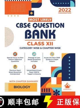 【3-4周达】Most Likely Question Bank - Biology: CBSE Class 12 for 2022 Examination [9789391184285]