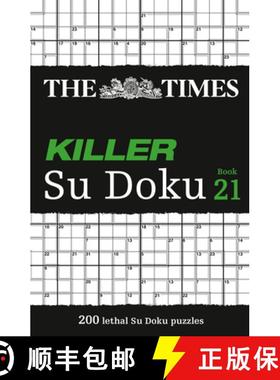 【3-4周达】The Times Killer Su Doku Book 21: 200 Lethal Su Doku Puzzles [9780008673208]