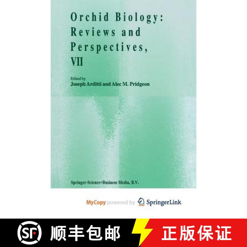 【2-3周达】Orchid Biology : Reviews and Perspectives, VII [9789401724999]
