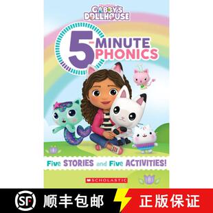 【3-4周达】5-Minute Phonics (Gabby's Dollhouse) (Media Tie-In) [9781339012650]