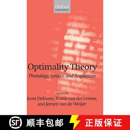 【3-4周达】Optimality Theory; Phonology, Syntax, and Acquisition [9780198238430]