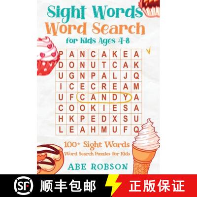 【3-4周达】Sight Words Word Search for Kids Ages 4-8: 100+ Sight Words Word Search Puzzles for Kids (... [9781922659293]