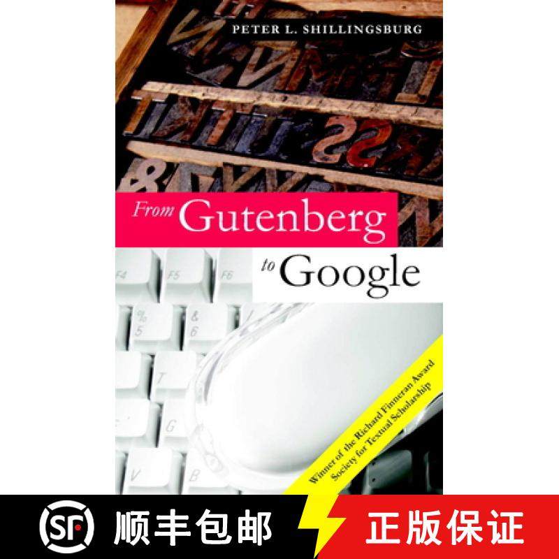【3-4周达】From Gutenberg to Google: Electronic Representations of Literary Texts [9780521864985]