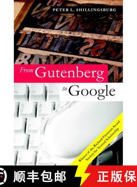 【3-4周达】From Gutenberg to Google: Electronic Representations of Literary Texts [9780521864985]