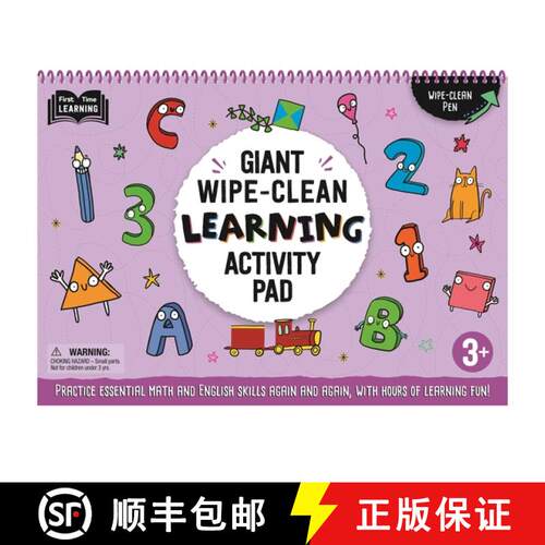 【3-4周达】Giant Wipe-Clean Learning Activity Pack: Practice Essential Math and English Skills, with ... [9781837717804]