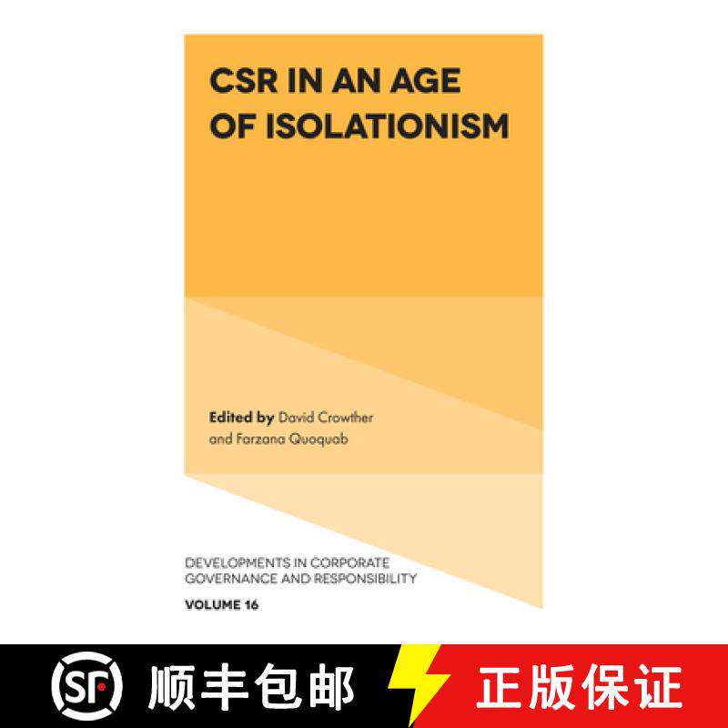 【3-4周达】Csr in an Age of Isolationism [9781800432697]