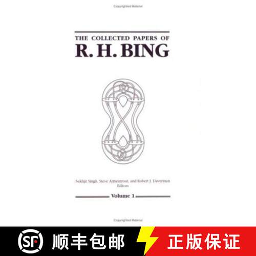 【3-4周达】The Collected Papers of R.H.Bing [9780821810477]
