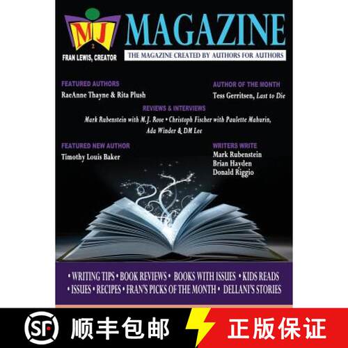 【3-4周达】Mj Magazine November - Written by Authors for Authors [9781604147636]