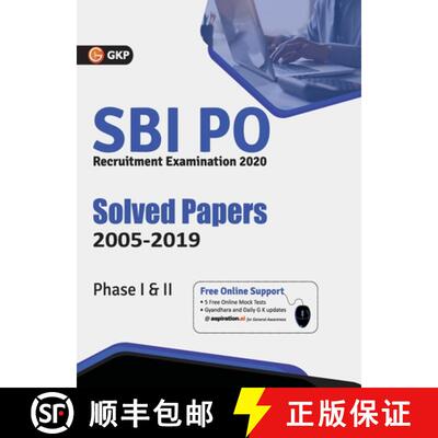 【3-4周达】SBI  2020 : Probationary Officers' Phase I & II - Solved Papers (2005-2019) [9789390187355]