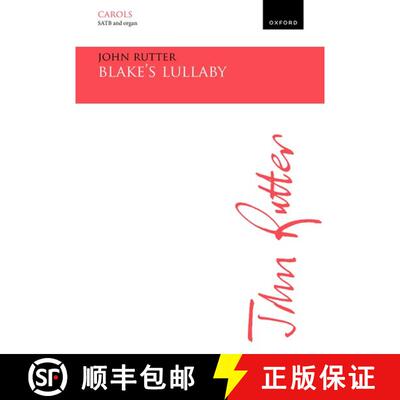【3-4周达】Blake's Lullaby (Vocal score) (Vocal score) [9780193563001]