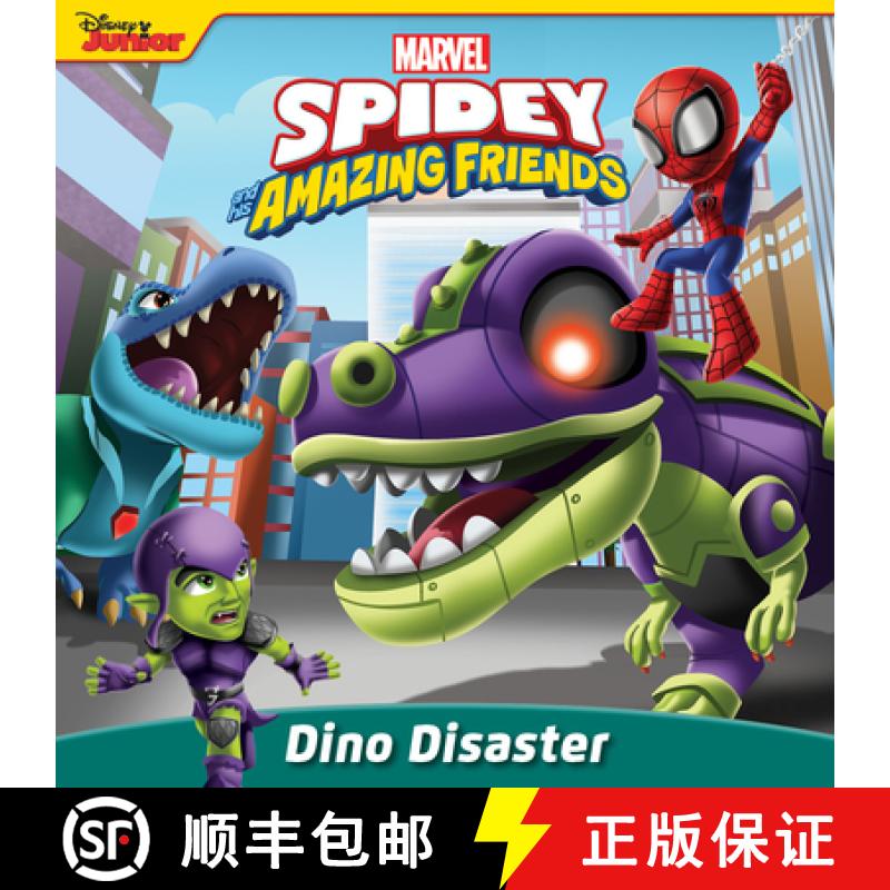 【3-4周达】Spidey and His Amazing Friends: Dino Disaster [9781368094344]