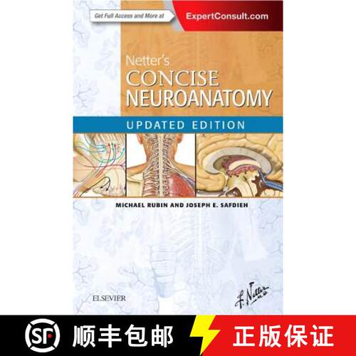 【3-4周达】Netter's Concise Neuroanatomy Updated Edition [9780323480918]
