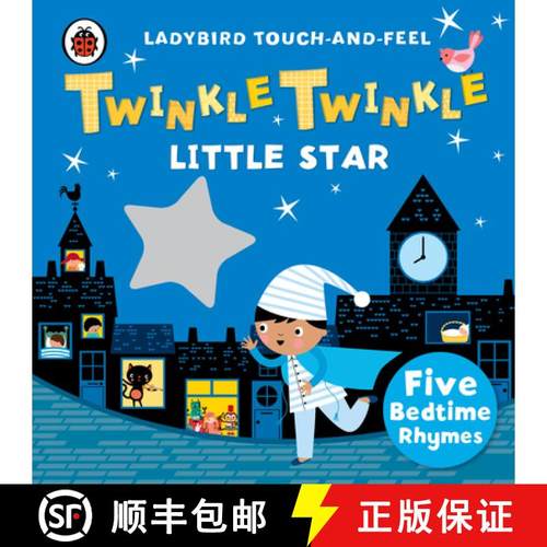 【3-4周达】Twinkle, Twinkle, Little Star: Ladybird Touch and Feel Rhymes [9780241196182]