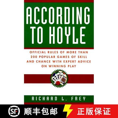 【3-4周达】According to Hoyle: Official Rules of More Than 200 Popular Games of Skill and Chance With... [9780449911563]