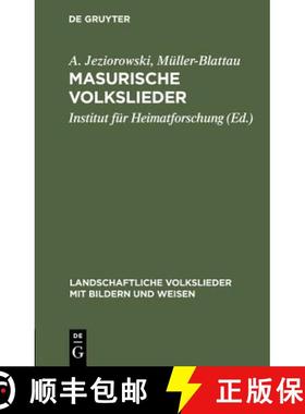 【3-4周达】Masurische Volkslieder [9783111166476]