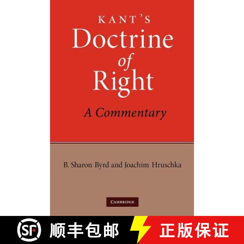 【3-4周达】Kant's Doctrine of Right: A Commentary [9781107406896]