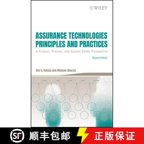 【3-4周达】精装 Assurance Technologies Principles And Practices: A Product, Process, And System Safet... [9780471744917]