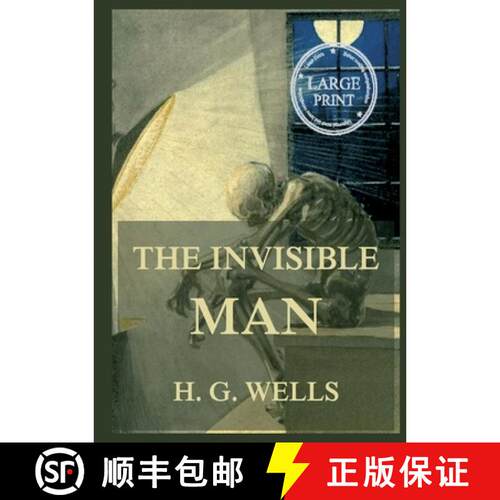 【3-4周达】The Invisible Man: Large Print Edition for a better reading experience [9783988685346]