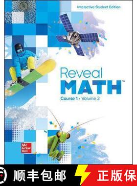 【3-4周达】Reveal Math, Course 1, Interactive Student Edition, Volume 2 [9780078997143]