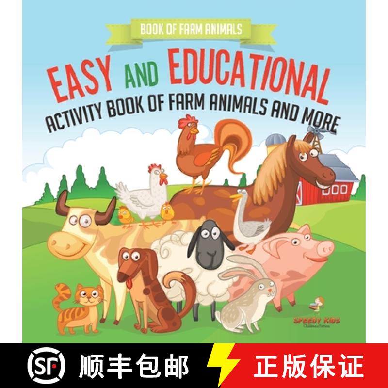 【3-4周达】Book of Farm Animals. Easy and Educational Activity Book of Farm Animals and More. More th... [9798869439093]