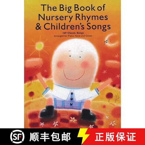 【3-4周达】The Big Book of Nursery Rhymes & Children's Songs: 169 Classic Songs Arranged for Piano, V... [9780825629976]