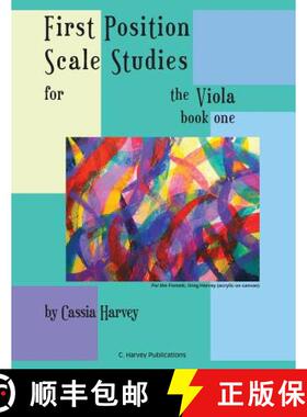 【3-4周达】First Position Scale Studies for the Viola, Book One [9781635230093]