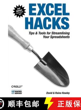 预订 Excel Hacks: Tips & Tools for Streamlining Your Spreadsheets [9780596528348]