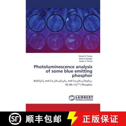 【3-4周达】Photoluminescence analysis of some blue emitting phosphor [9786207810932]