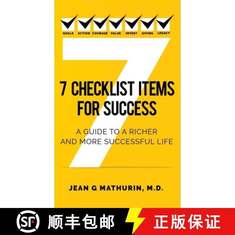 【3-4周达】7 Checklist Items for Success: A Guide to a Richer and More Successful Life [9781732288461]