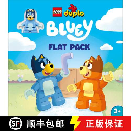 【3-4周达】LEGO DUPLO Bluey Flat Pack: Includes Picture Book, LEGO DUPLO Bluey Figure, Playscene, and... [9798217306626]