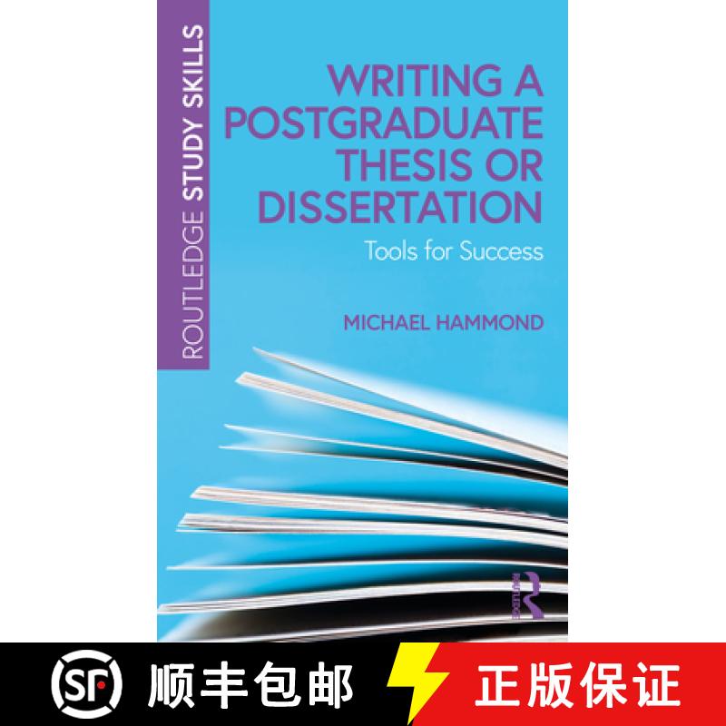 【3-4周达】Writing a Postgraduate Thesis or Dissertation: Tools for Success [9780367752828]