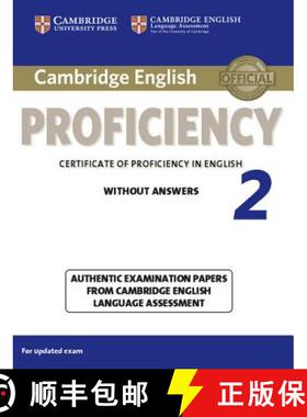 【3-4周达】Cambridge English Proficiency 2 Student's Book without Answers: Authentic Examination Pape... [9781107637924]
