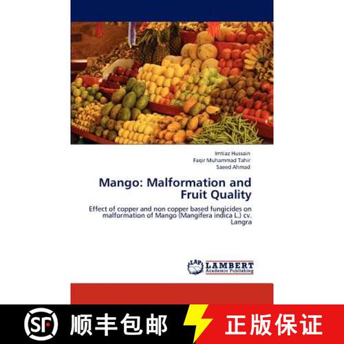 预订 Mango: Malformation and Fruit Quality [9783848400157]