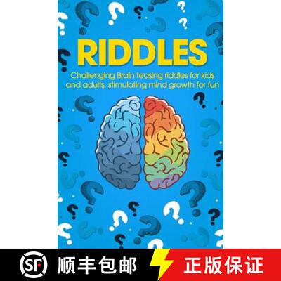 【3-4周达】Riddles: Challenging Brain Teasing Riddles For Kids And Adults, Stimulating Mind Growth Fo... [9780648540779]
