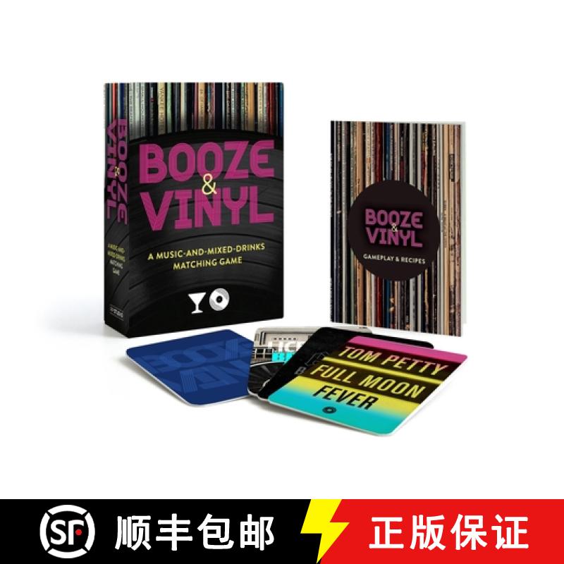 【3-4周达】Booze & Vinyl: A Music-And-Mixed-Drinks Matching Game [9780762475308]