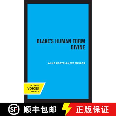 【3-4周达】Blake's Human Form Divine (First Edition) [9780520308824]