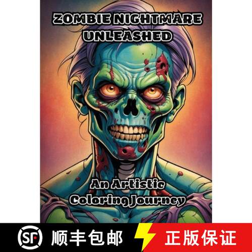 【3-4周达】Zombie Nightmare Unleashed: An Artistic Coloring Journey [9798869011565]