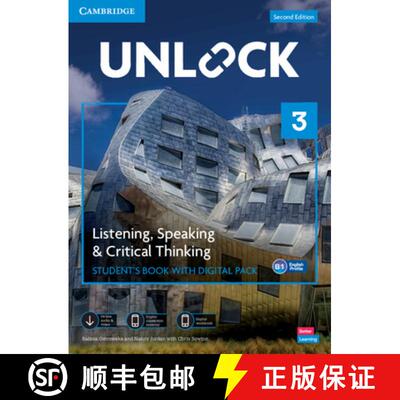 Unlock Level 3 Listening, Speaking and Critical Thinking Student's Book with Digital Pack [With eBook] [9781009031479]
